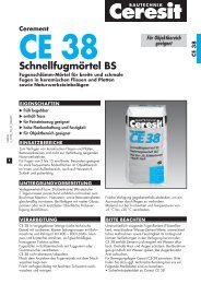 CE 38 Schnellfugmörtel BS - Henkel