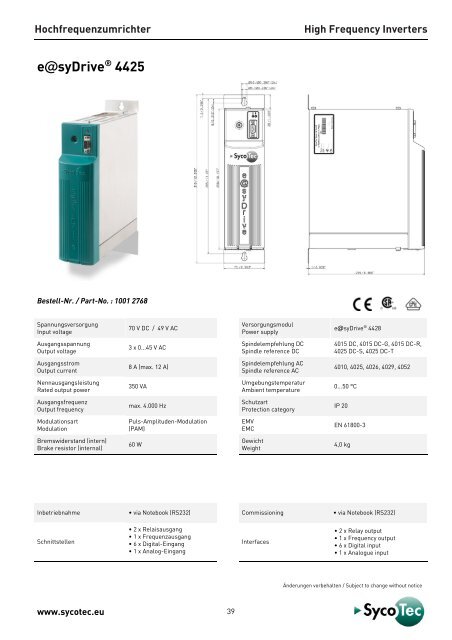 e@syDrive® 4438 - berkomat