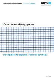 Einsatz von Armierungsgewebe