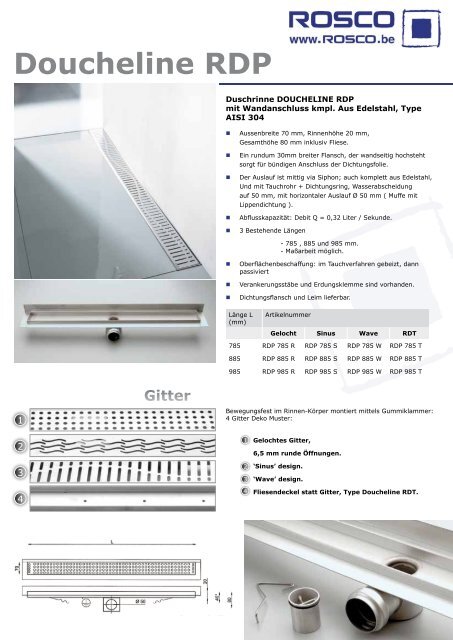 Doucheline Rdp Rosco yumpu