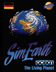 Sim Earth: The Living Planet - Commodore Amiga - Manual ...