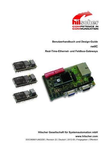 netIC - Real-Time-Ethernet und Feldbus Gateways UM ... - Hilscher