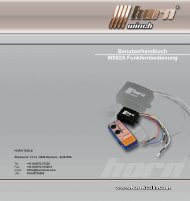 Benutzerhandbuch W002A Funkfernbedienung - horntools.com