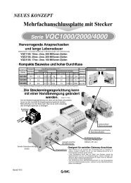 Serie VQC1000/2000/4000 Hervorragende Ansprechzeiten und ...