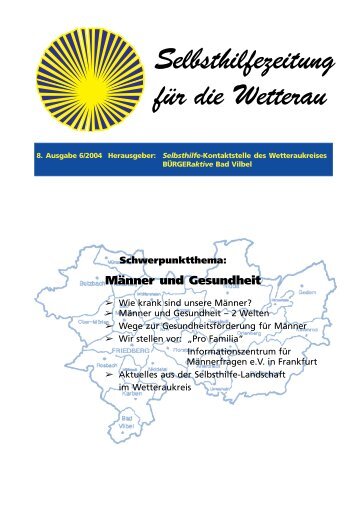 2004 Juni - Männer und Gesundheit - Der Wetteraukreis