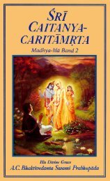 Sri Caitanya-caritamrta Madhya-lila Teil 2 - Srila Prabhupadas ...