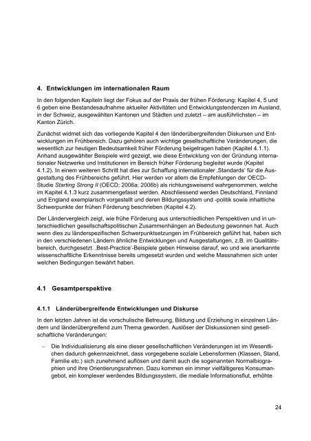 Hintergrundbericht - Bildungsdirektion - Kanton Zürich