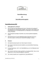 Geschäftsordnung - Verein für ambulante Versorgung e. V.