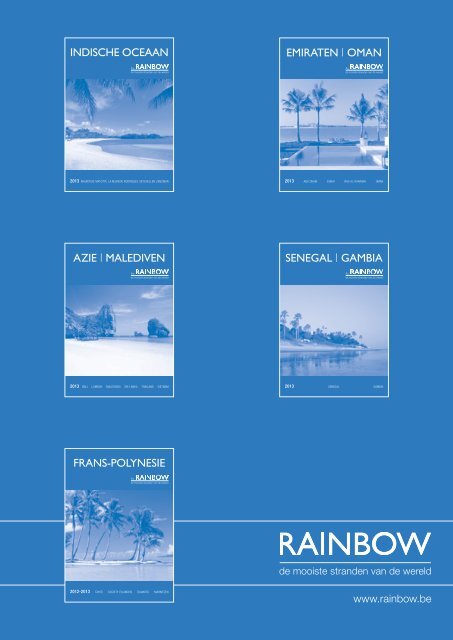 Download onze prijsbijlage - Rainbow