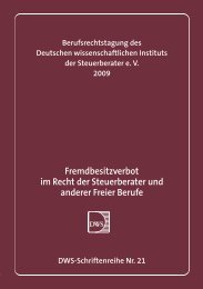 Leseprobe - Deutsches Wissenschaftliches Institut der Steuerberater ...