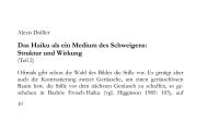 Das Haiku als ein Medium des Schweigens: Struktur und Wirkung