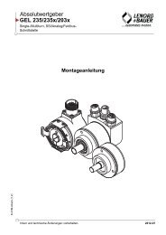 Absolutwertgeber GEL 235/235x/203x - Lenord+Bauer