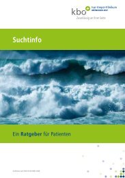 Sucht allgemein - kbo-Isar-Amper-Klinikum München-Ost