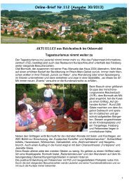 Online-Brief 112 - Verschönerungsverein Reichenbach