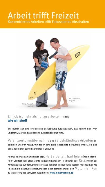 Wir suchen Dich! - MS Motor Service International GmbH