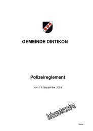 Polizeireglement _Repol_neu per - Gemeinde Dintikon