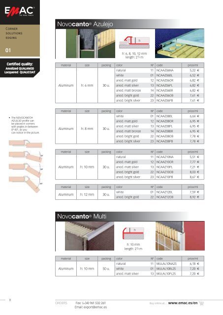 general catalogue emac - Keraben CR