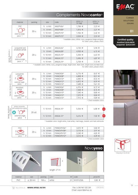 general catalogue emac - Keraben CR