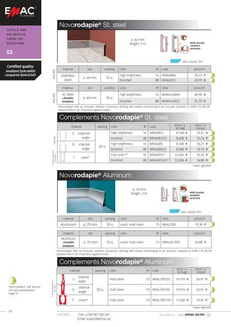 general catalogue emac - Keraben CR