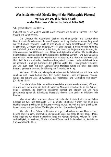 Get Was ist schoenheit Free