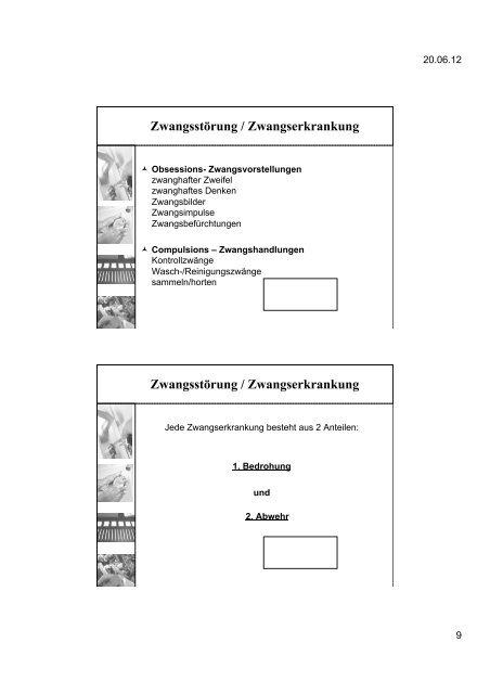 Zwangsstörung / Zwangserkrankung