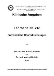 Klinische Angaben Lehrserie Nr. 248 Entzündliche ... - Iap-bonn.de