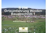 B 294 Ortsumfahrung Winden Bauabschnitt 1 Andreas Friedrich ...