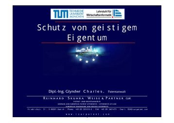 Schutz von geistigem Eigentum