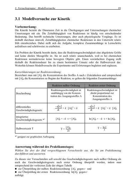 Praktikumsskript Stand: WiSe 2010/2011 - Fachbereich Chemie ...