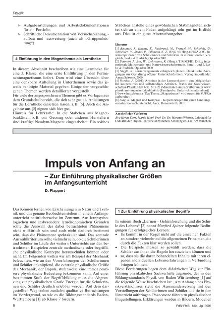 Impuls von Anfang an - plappert-freiburg.de