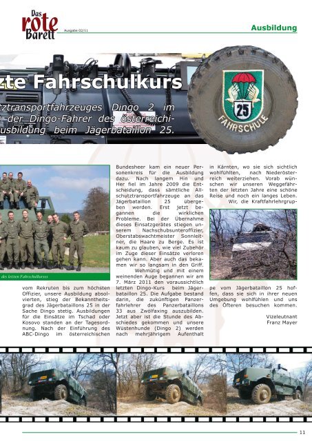 Task Force 25 - Österreichs Bundesheer