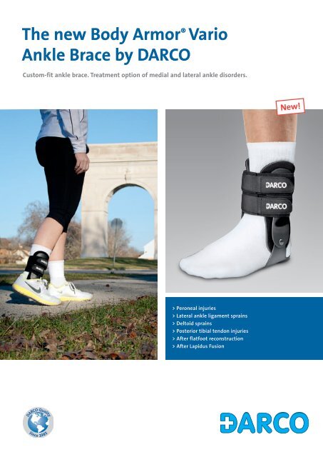 quot;The new Body Armor ® Vario Ankle Brace by DARCO" (PDF)