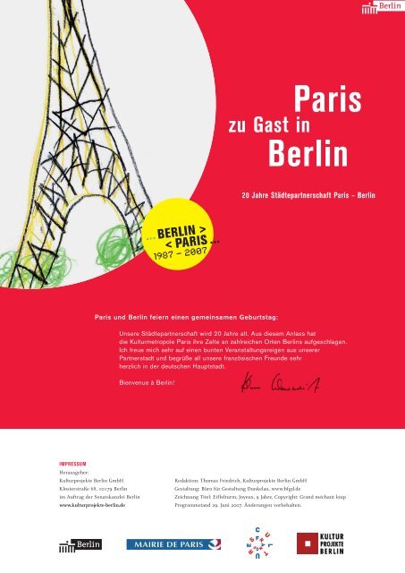 "Paris zu Gast in Berlin" zum Download. - Kulturprojekte Berlin