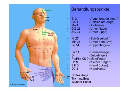 Phasen der Energetischen Psychotherapie - Brigitte Heyden