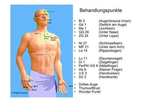 Phasen der Energetischen Psychotherapie - Brigitte Heyden