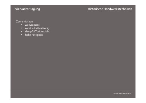 Vierkanter Tagung Historische Fassaden