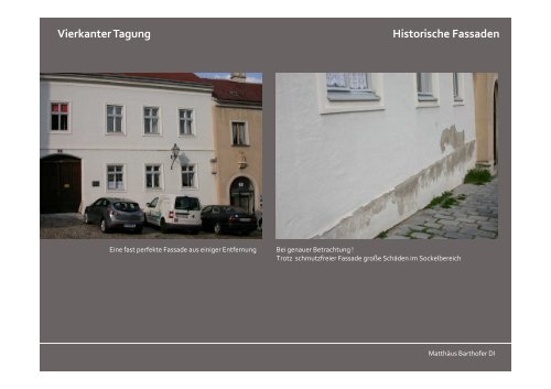 Vierkanter Tagung Historische Fassaden