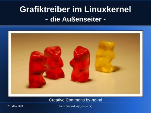 Folien - Chemnitzer Linux-Tage