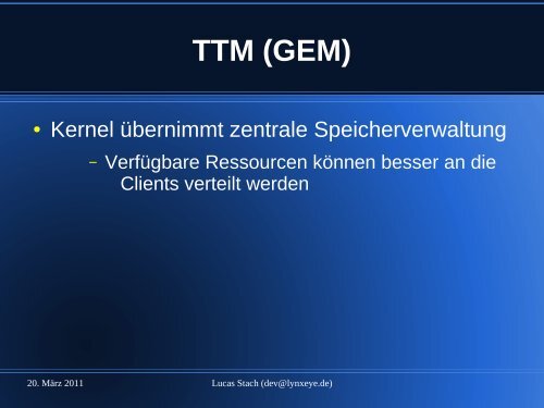 Folien - Chemnitzer Linux-Tage