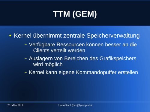 Folien - Chemnitzer Linux-Tage