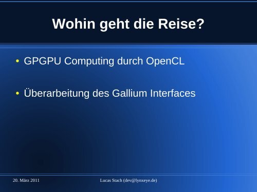 Folien - Chemnitzer Linux-Tage