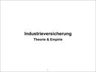 Teil 3: Industrieversicherung