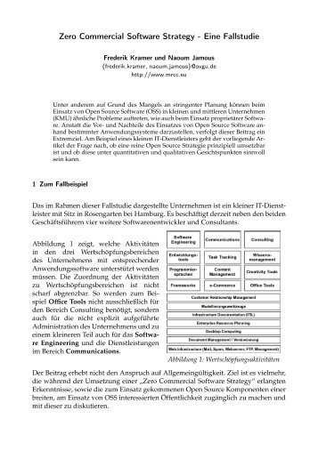Kurz-Paper - Chemnitzer Linux-Tage