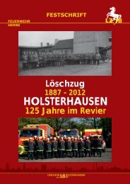 Festschrift in hoher Auflösung - Feuerwehr Herne