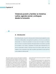 Violencia juvenil y familiar en América Latina: agenda social ... - Cepal