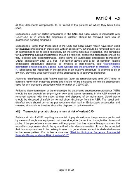 VARIANT CREUTZFELDT-JAKOB DISEASE (vCJD) AND ...