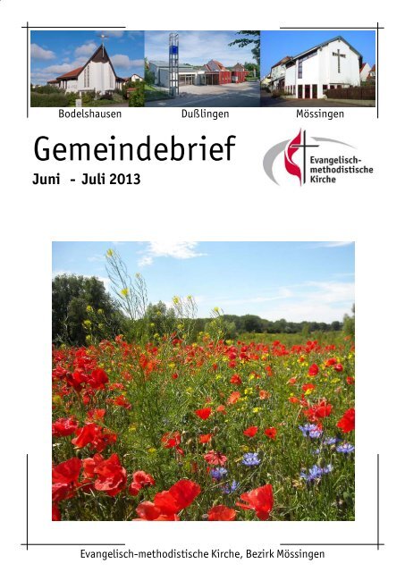 Gemeindebrief - EMK Mössingen