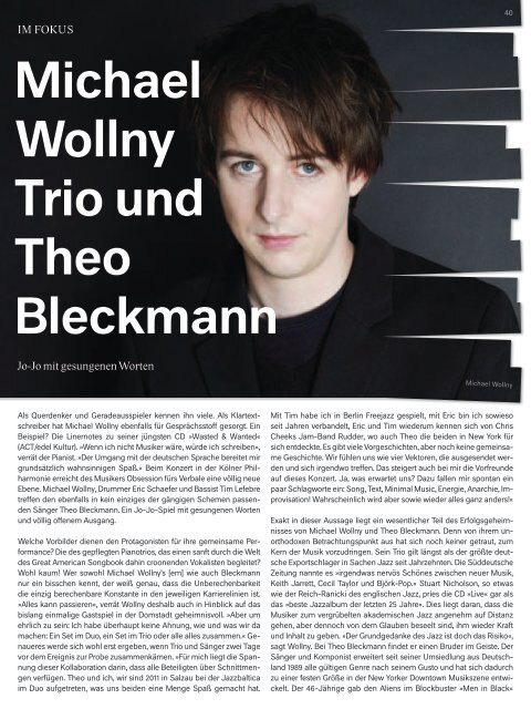 Das Magazin 01/13 - Mwk-koeln.de