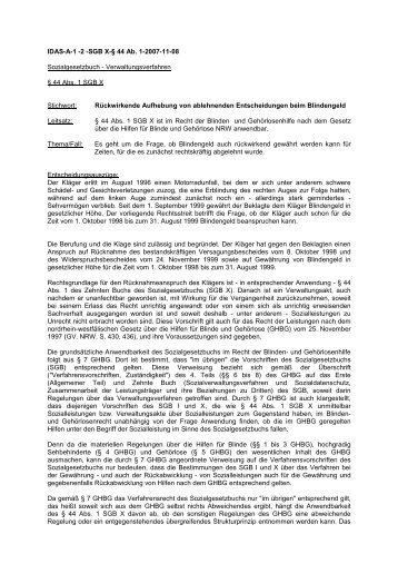 IDAS-A-1 -2 -SGB X-§ 44 Ab. 1-2007-11-08 Sozialgesetzbuch ...