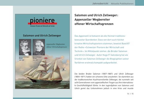 Jahresbericht 2008 - pioniere - der verein